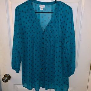 Womens 3/4 sleeve top
